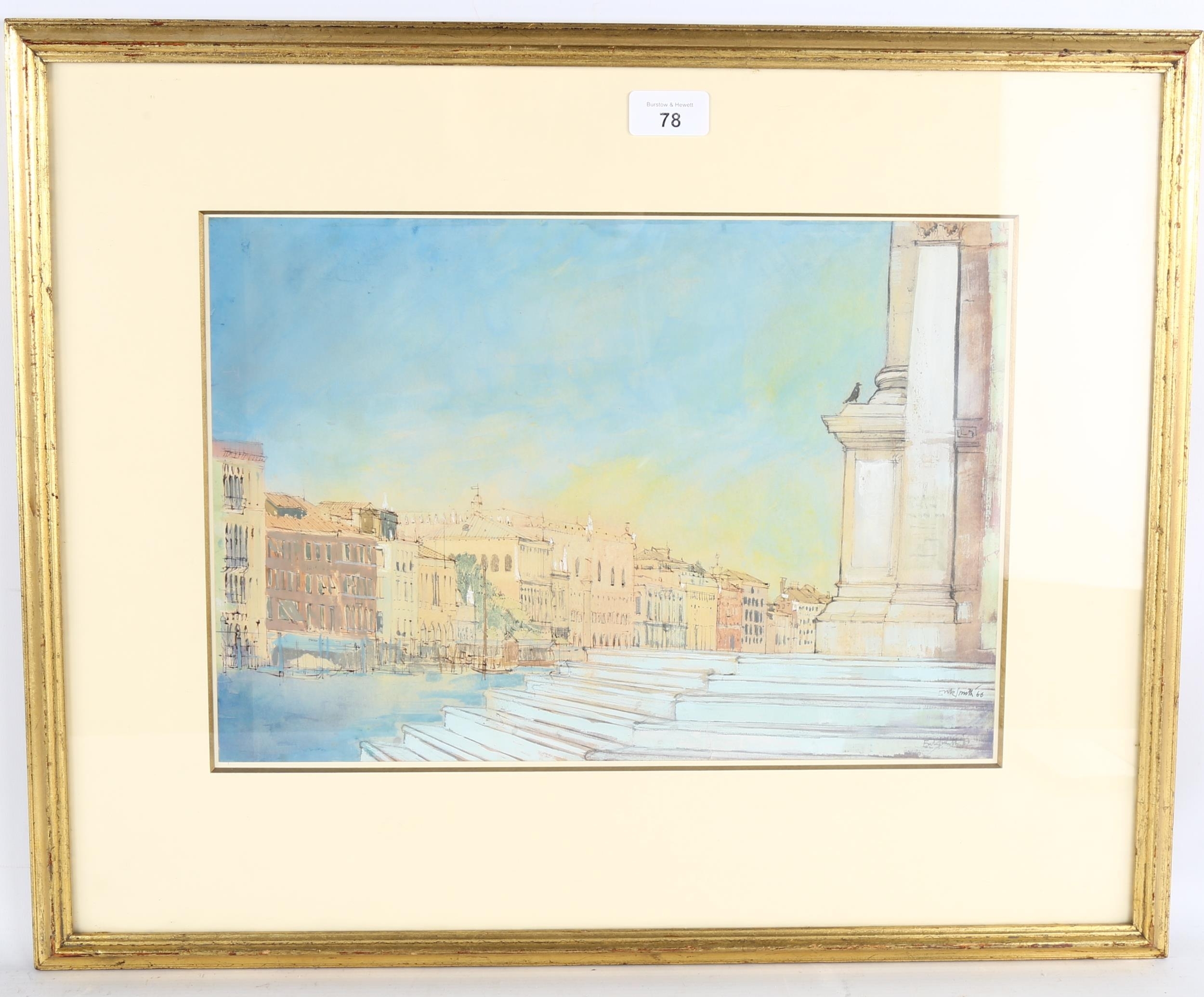 Artwork by Erik Smith, the steps of San Giorgio Maggiore Venice