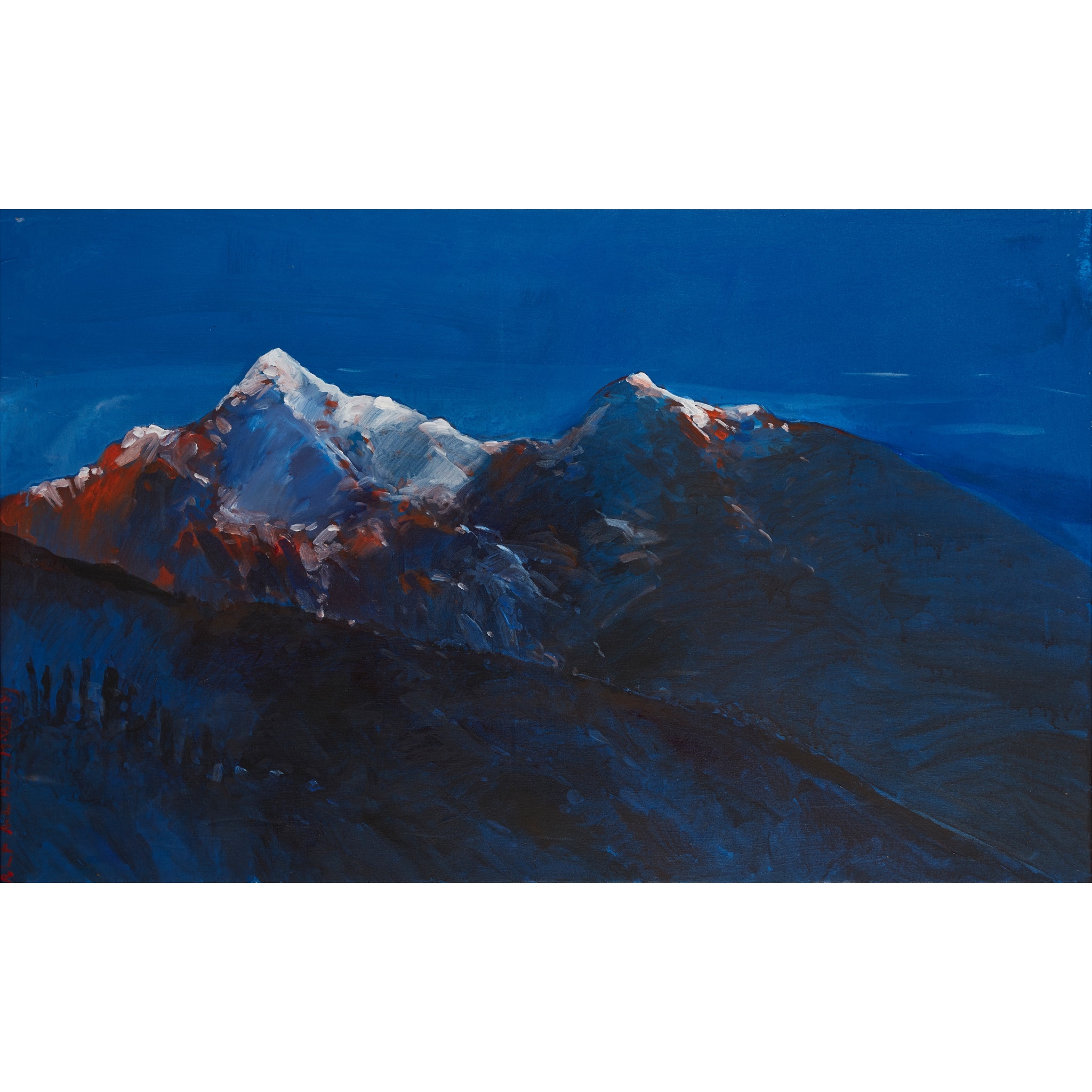 Artwork by Robert Andrew Parker, DHULGAGARI - 1989, Made of oil on canvas
