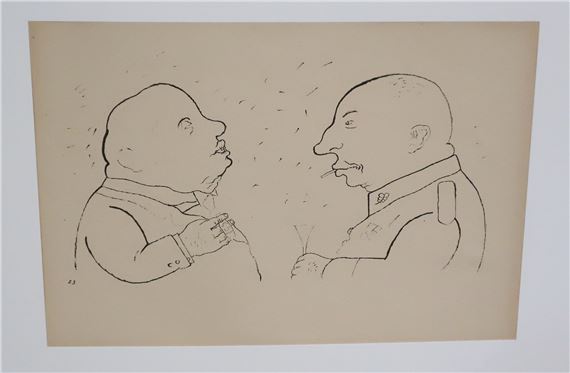 "Die Verantwortlichen" by George Grosz, 1923