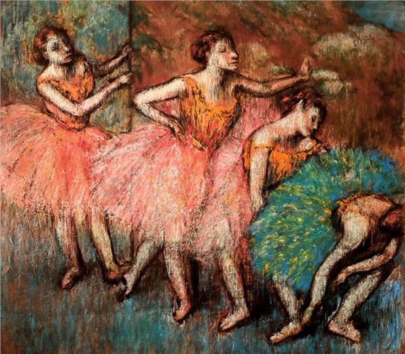 Edgar Degas、超希少画集より、新品額装付