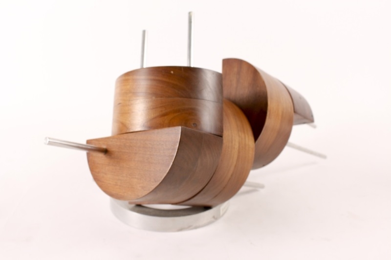Henry Clay | Wood & Metal Abstract Sculpture by Peter Risser (1982 ...