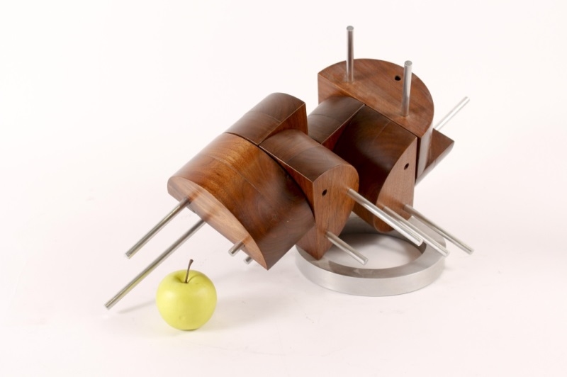 Henry Clay | Wood & Metal Abstract Sculpture by Peter Risser (1982 ...