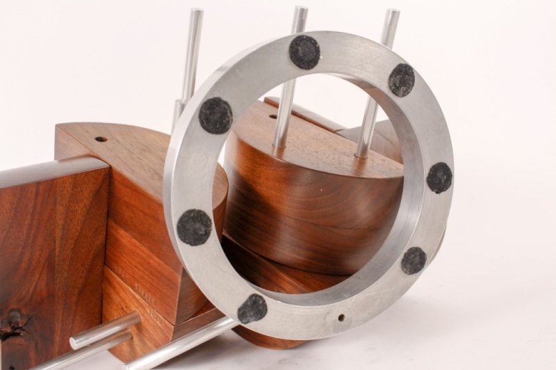 Henry Clay | Wood & Metal Abstract Sculpture by Peter Risser (1982 ...