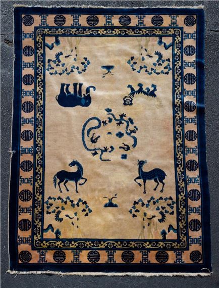 R. Russell | Handwoven Peking Chinese Pictorial Rug, R. Russell | MutualArt