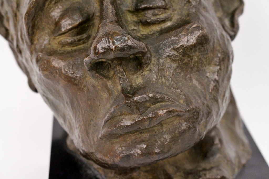 Auguste Rodin | Bronze Sculptural Head in the Style of Rodin | MutualArt