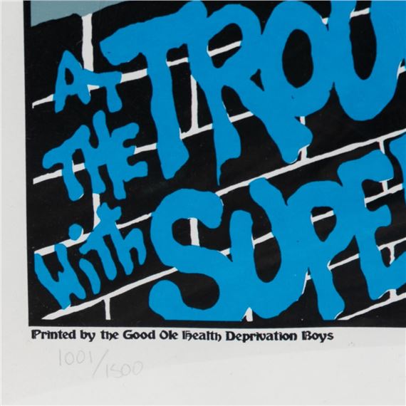 Chris Cooper | Coop, Boss Hog Silkscreen Concert Poster (1996