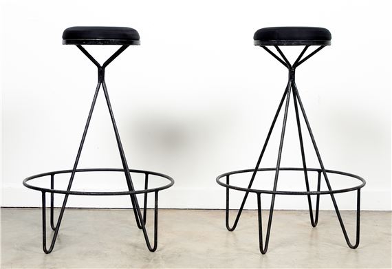 Pair of Frederick Weinberg Bar Stools, 1960s by Frederick Weinberg, 1960s