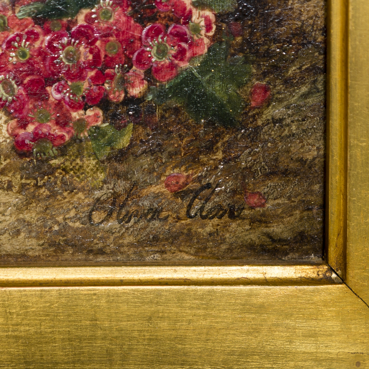 Oliver Clare Oliver Clare Signed Oil, Outdoor Still Life MutualArt