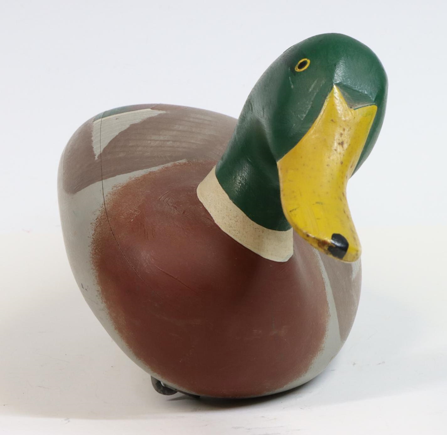 Robert Madison Mitchell painted wood duck decoys MutualArt