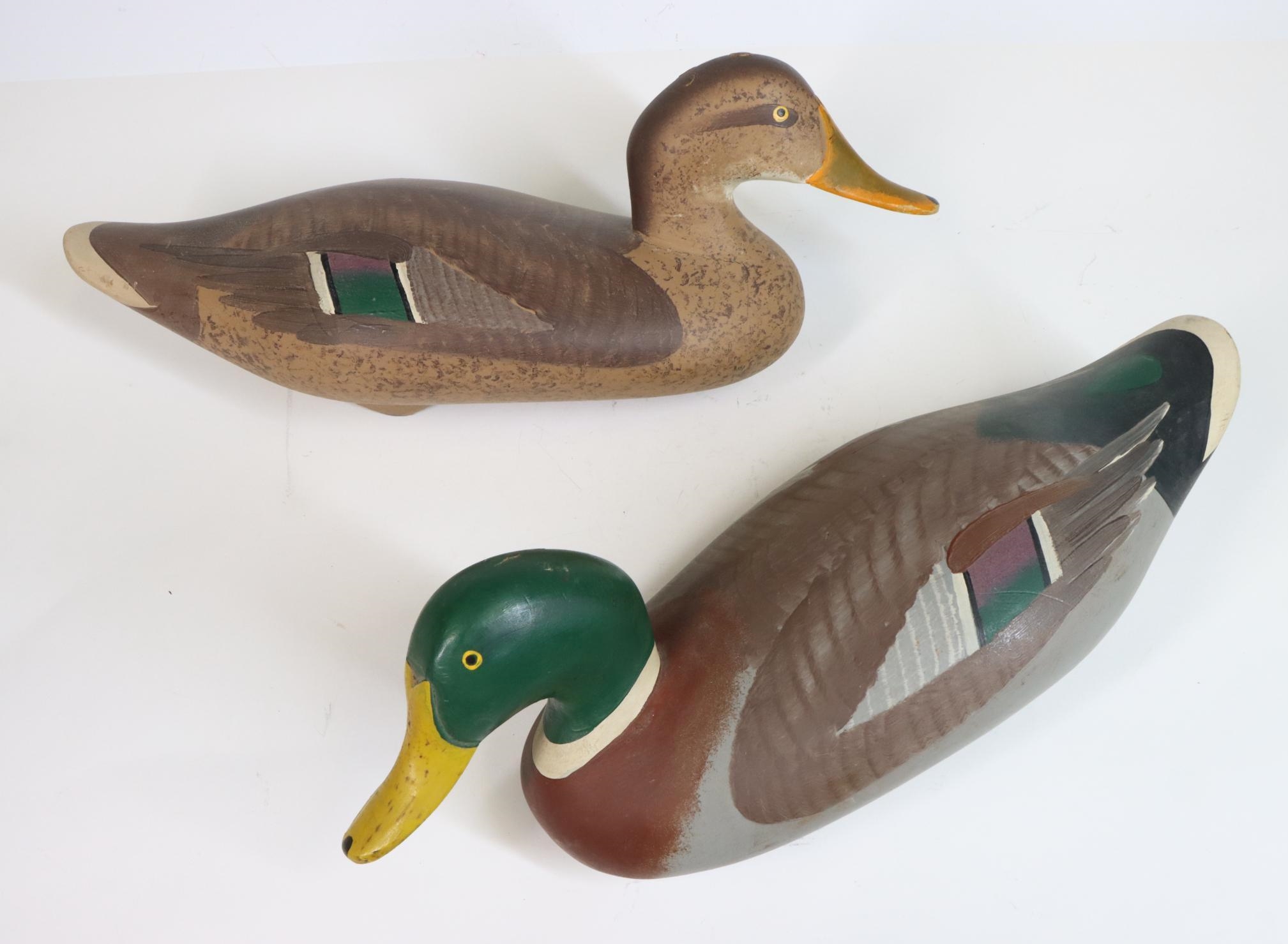 Robert Madison Mitchell painted wood duck decoys MutualArt