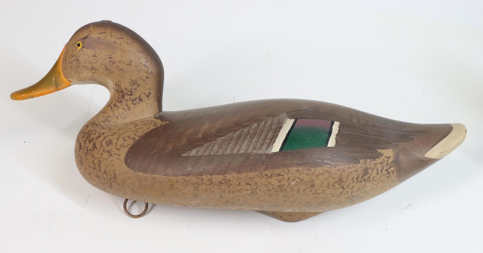Robert Madison Mitchell painted wood duck decoys MutualArt