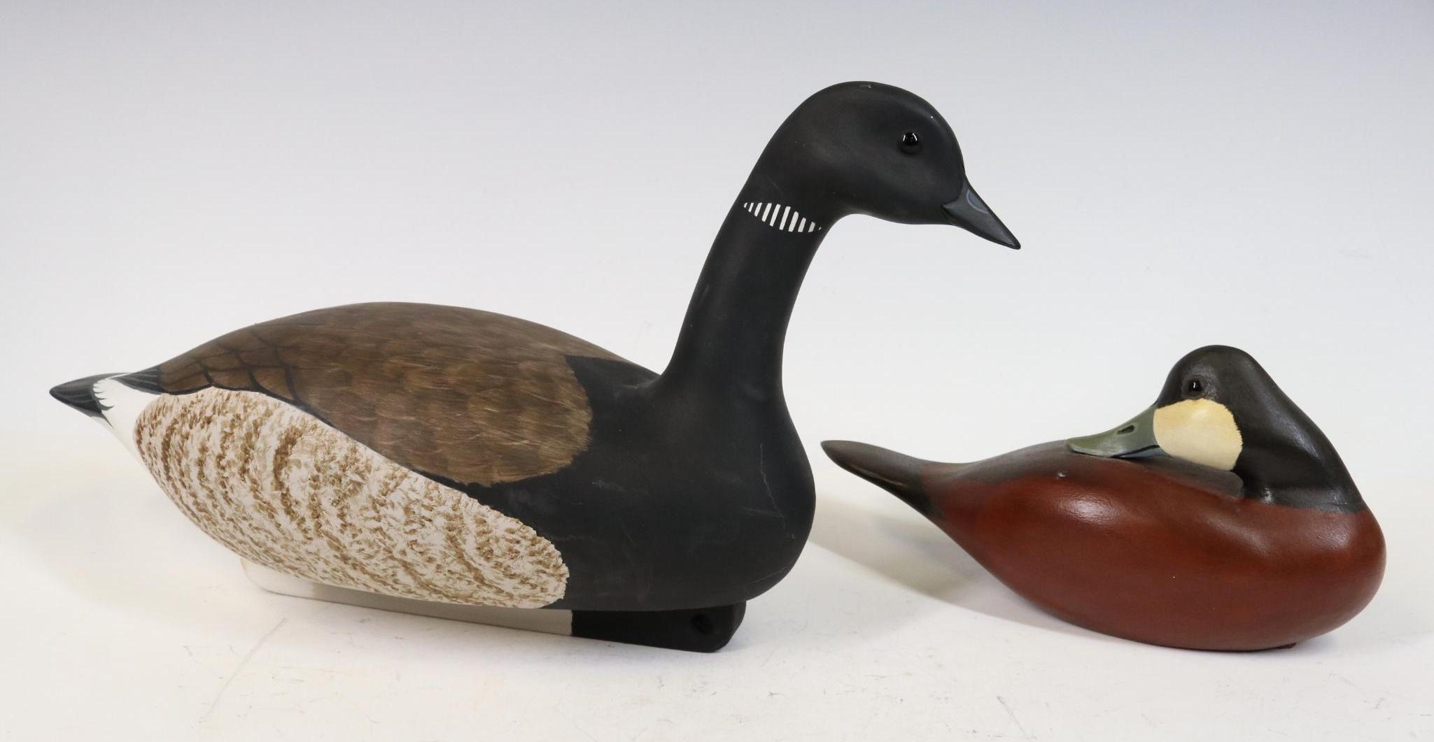 Don Keller | Ruddy preening male, painted wood duck decoy | MutualArt