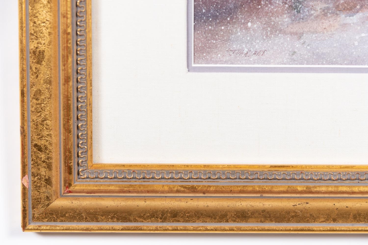 Bjorkland Bjorkland, 2 Watercolors, Winter Scenes