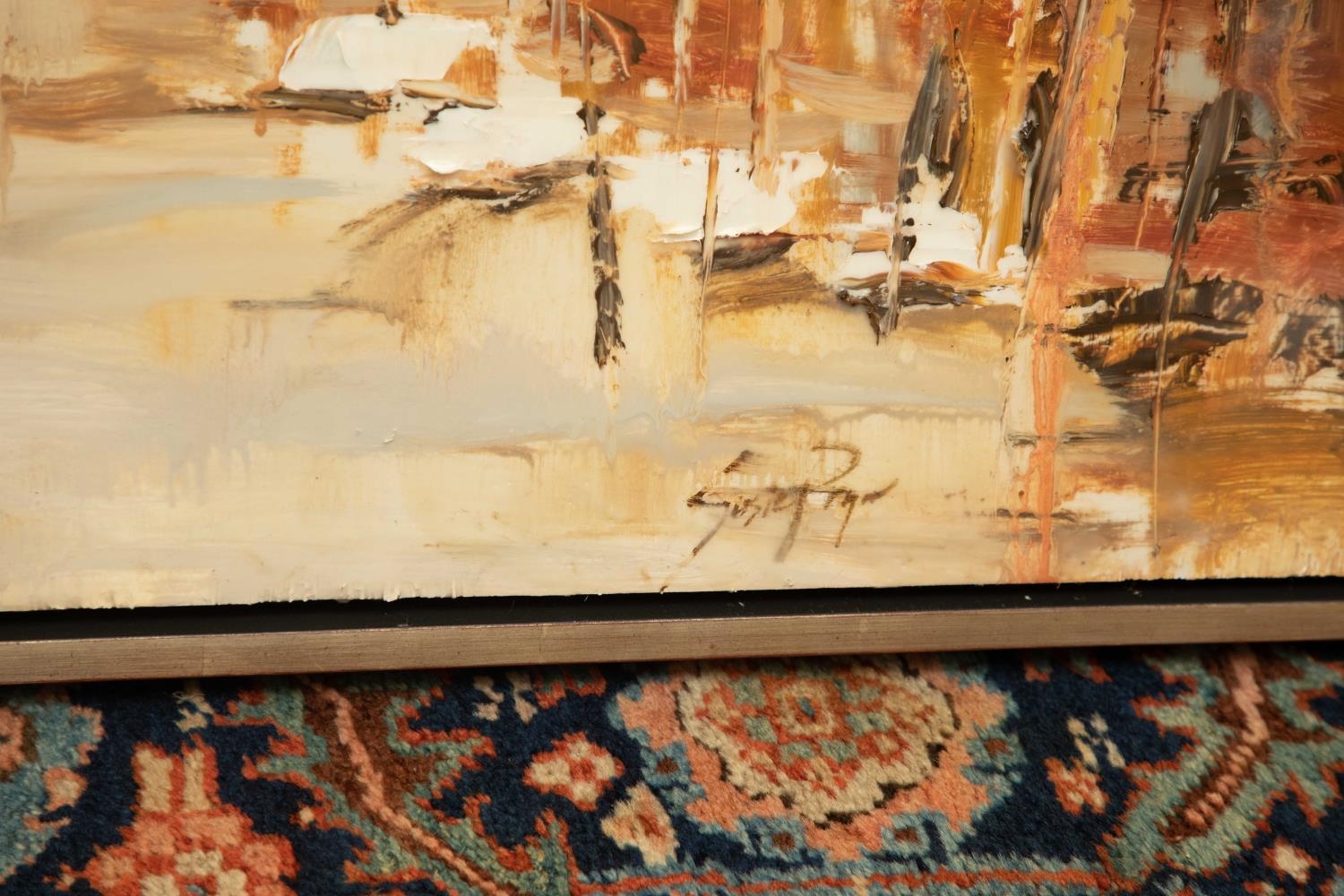 Artwork by Susie Pryor, Susie Pryor, Oil on Panel Venetian Scene Painting, Made of Oil on Panel