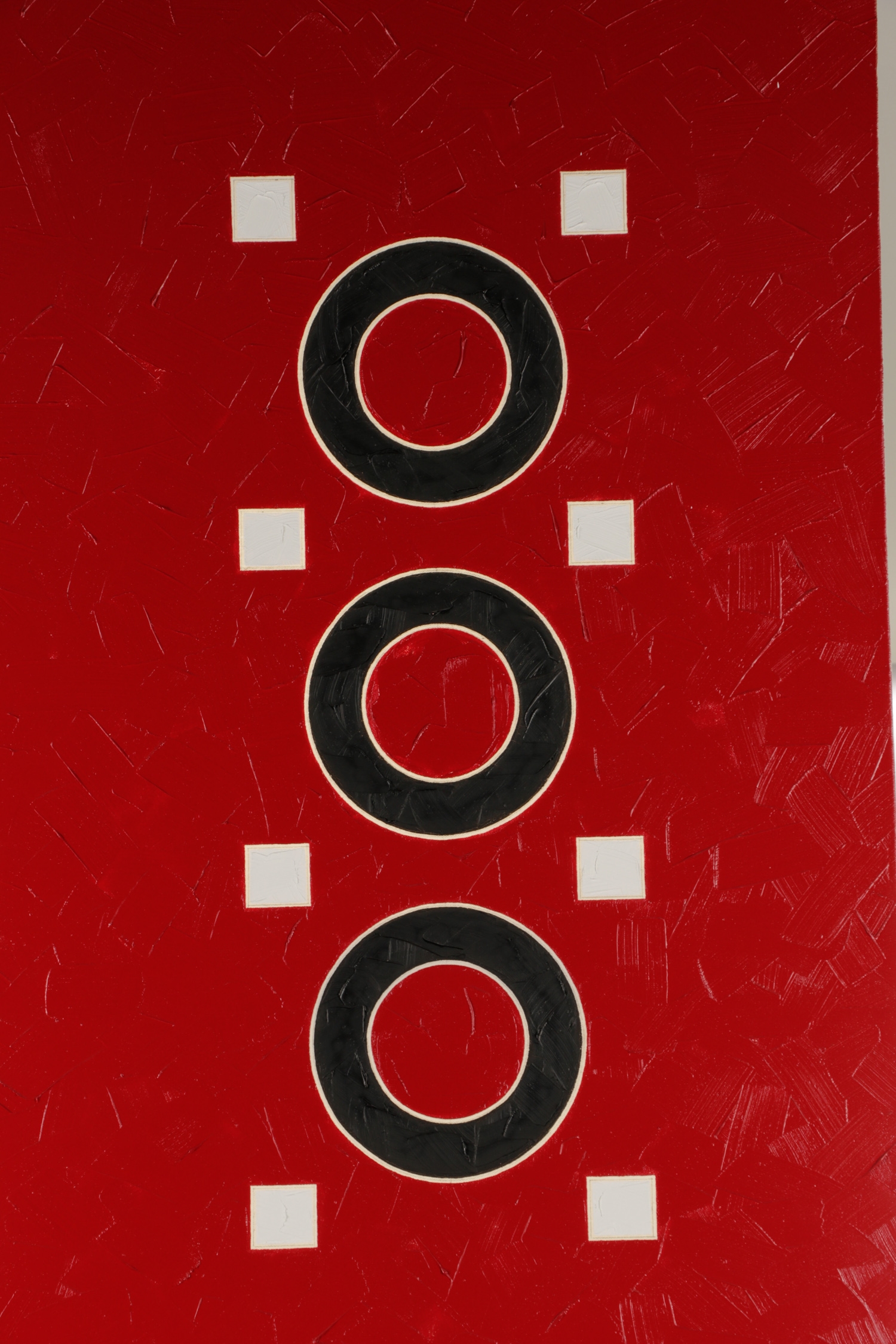 Artwork by Valerie Jaudon, Valerie Jaudon, "Elevation"-1989, Oil on Canvas, Made of Oil on Canvas