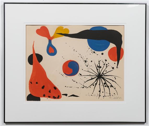 Alexander Calder | Alexander Calder Litho, Flies in the Spider Web ...
