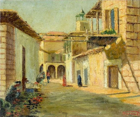 Oriental Street Scene - Michel Kurche