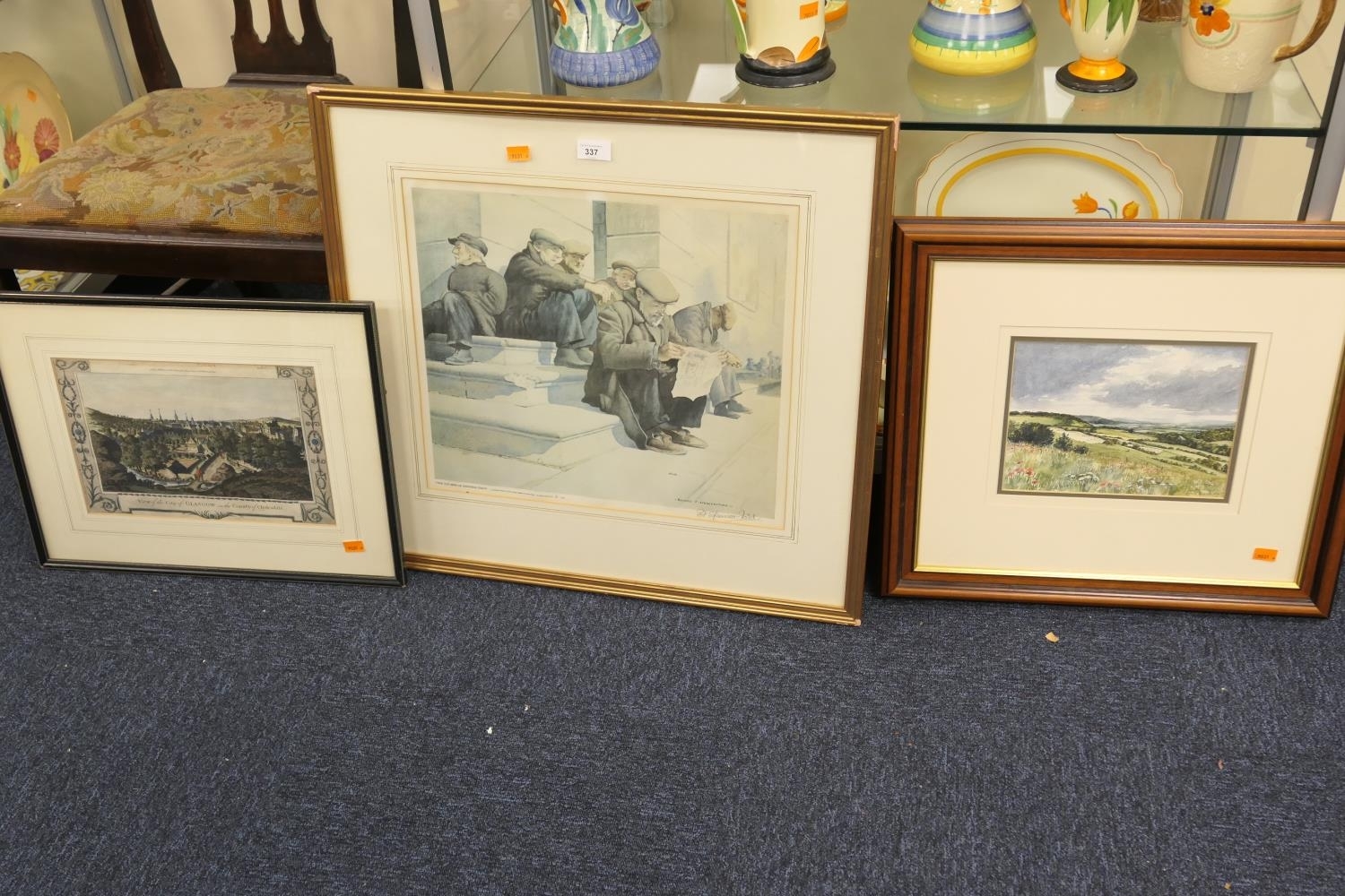 Roland Spencer Ford view of the city of Glasgow MutualArt