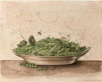 Peas in Dish - Gertrude Hamilton