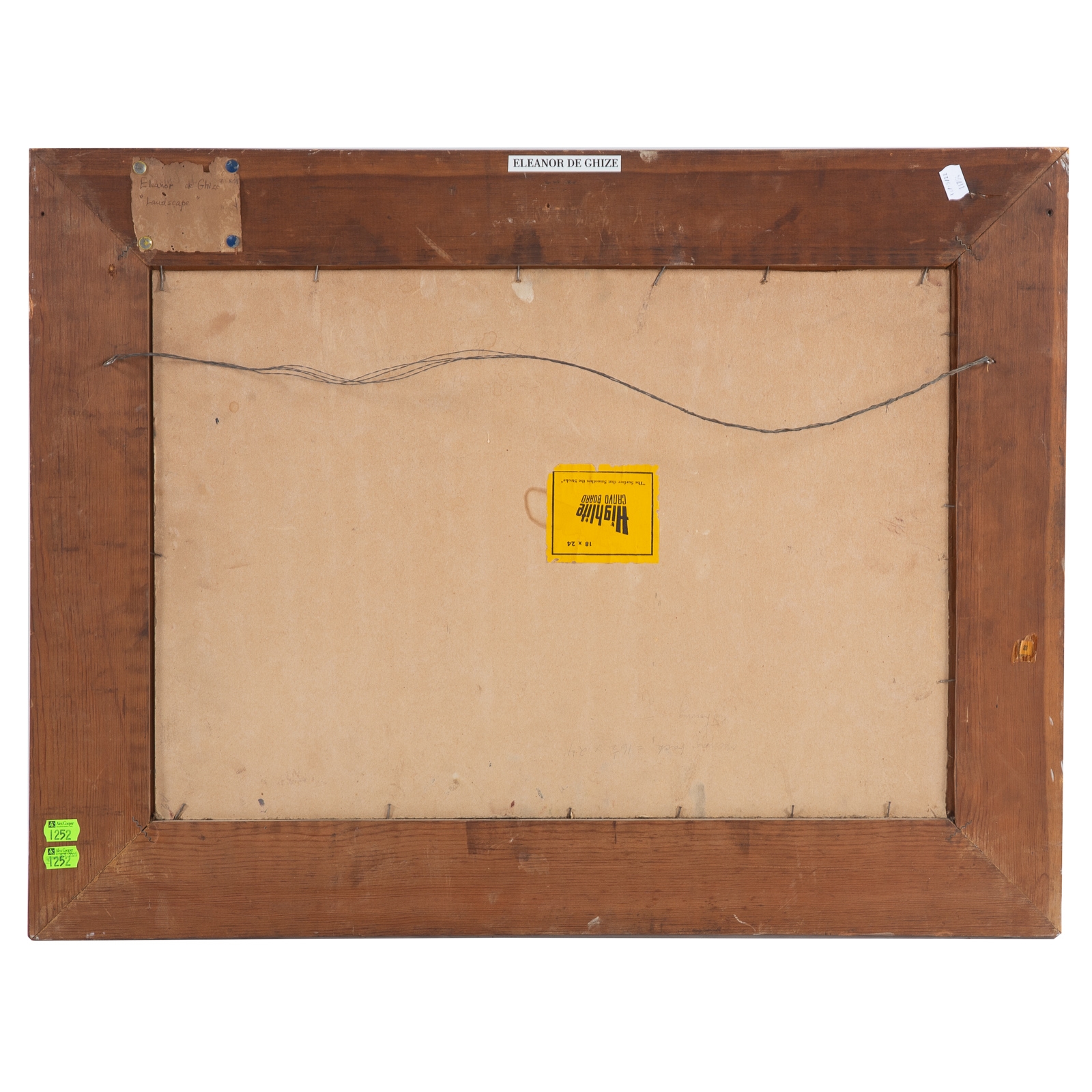 Artwork by Eleanor de Ghize, Landscape, Made of Oil on board