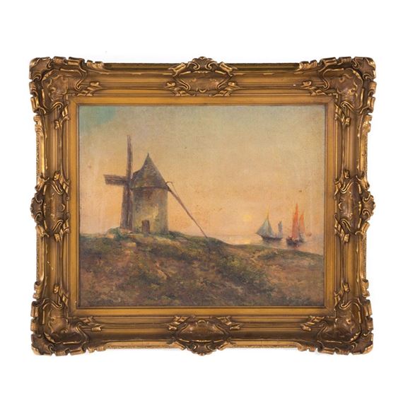 Windmill by the Sea, by Michel Korochansky