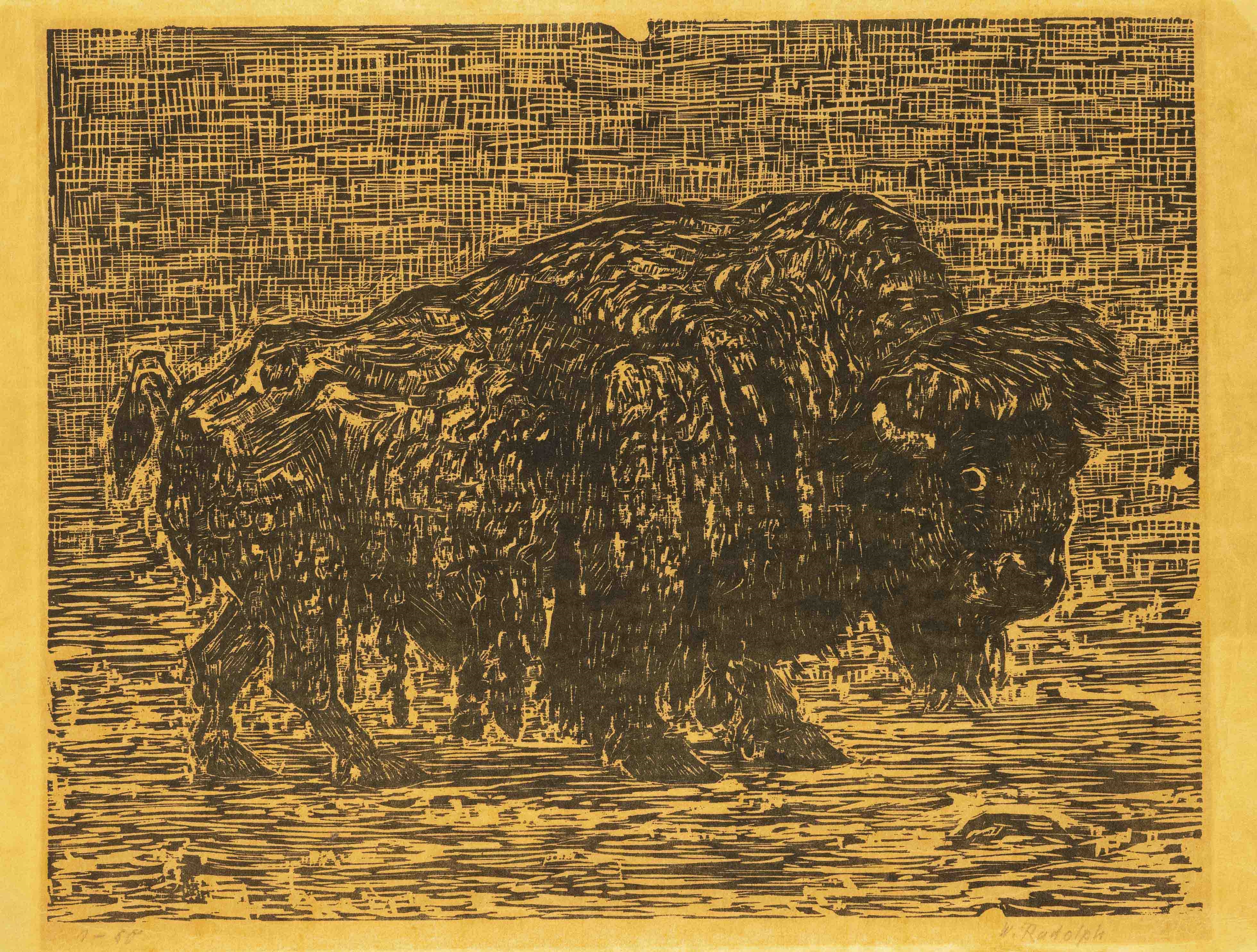 Wilhelm Rudolph | important Dresden painter and graphic artist who was ...