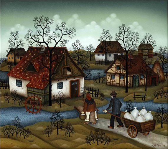 Mitja Rojc | Slovenian artist of the Naive School | MutualArt