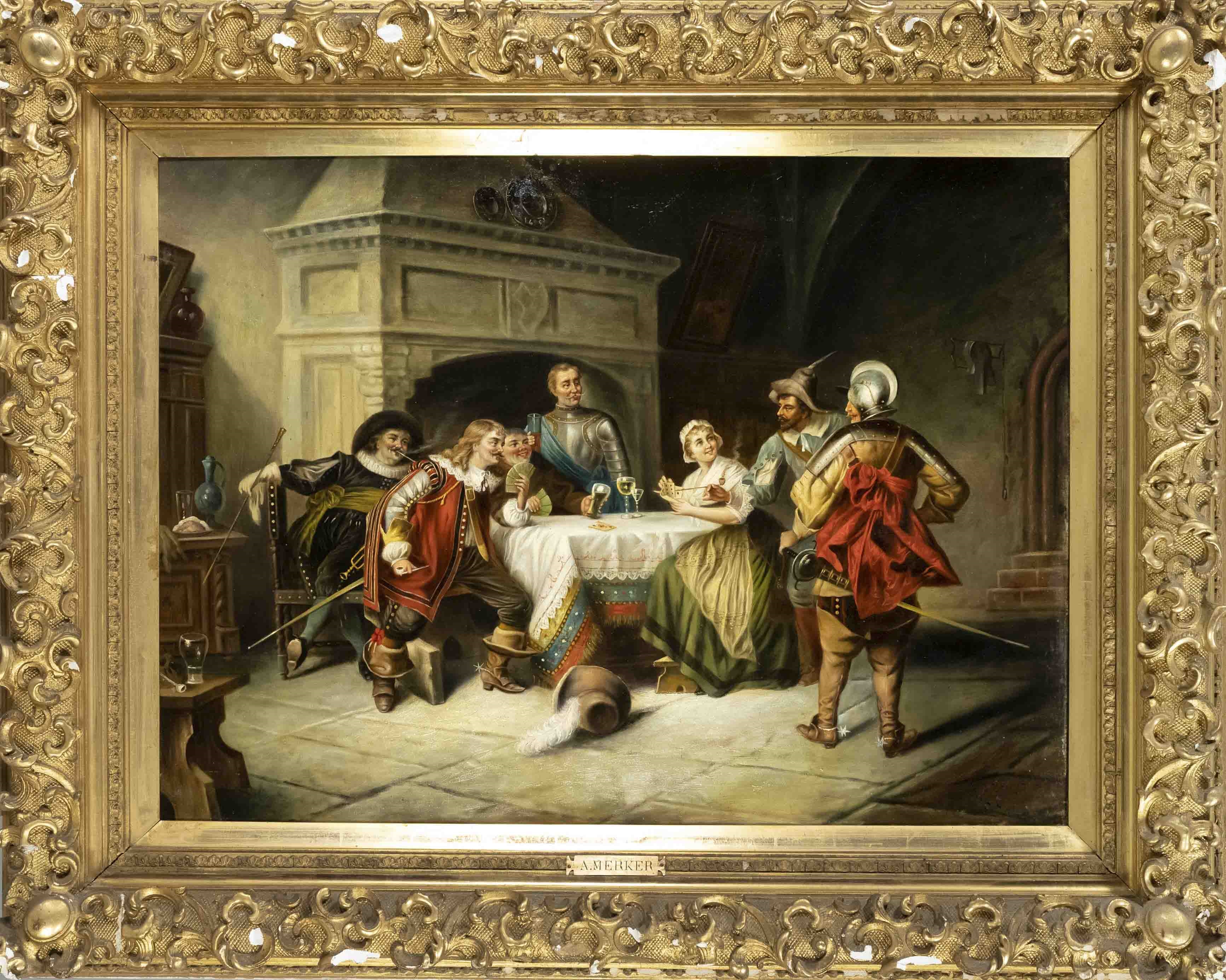 A. Merker | 83 x 105 cm (19th Century) | MutualArt