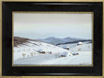 Winter landscape - Holmen-westergaard