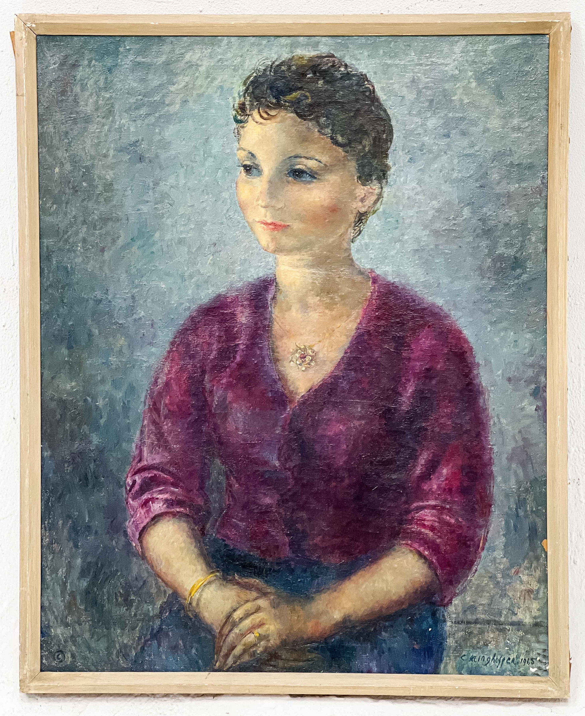 Clara Klinghoffer | Portrait of Merle Freed (1965) | MutualArt