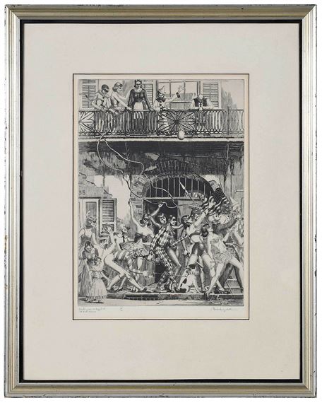 signed lower right "Morris Henry Hobbs" by Morris Henry Hobbs, 1940