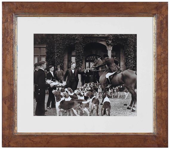 J. Gaiger Hunt | Stirrup Cup at Hunt Meet (20th Century) | MutualArt