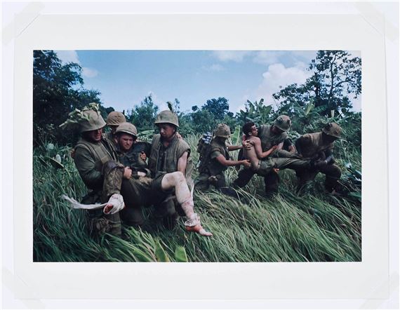 Recovery of Wounded Under Fire by Larry Burrows, 1966