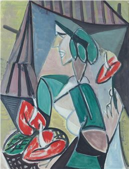 Dame, abstract - Han Hulsbergen