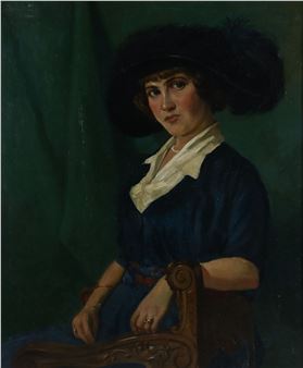 Portrait of a lady - Dezso Bardocz