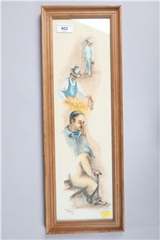 Pike Place People - Four Impressions - E. Andersen