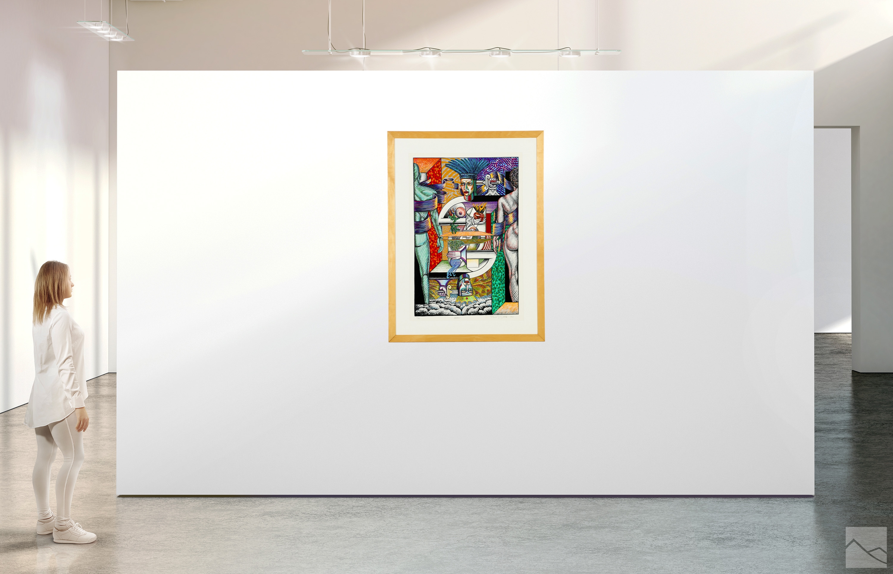 Artwork by Paul Botello, Draw., Made of Screenprint