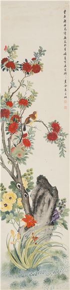 Songbird in durian garden by Ma Jiatong