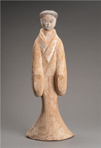 Han Dynasty | A PAINTED TERRACOTTA FIGURE OF A COURT LADY, HAN DYNASTY ...
