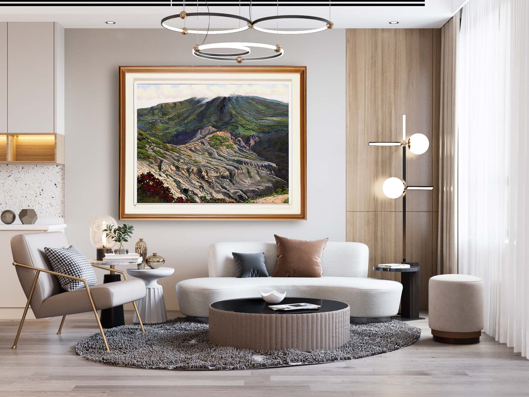 Artwork by Yap Hian Tjay, Pegunungan, 1997, Made of Oil on canvas