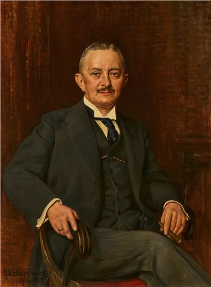 Porträt Hermann Hugo Neithold (1862-1939). by Konrad Emmanuel Boehringer, 1916