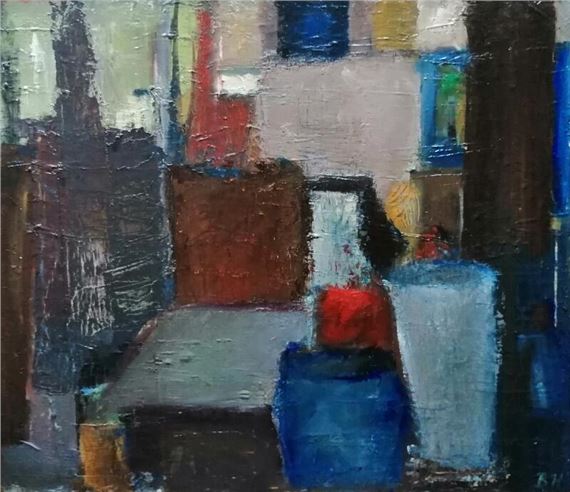 Composition Signed monogram and Børge Hansen 1966 by Børge Herman Hansen, 1966