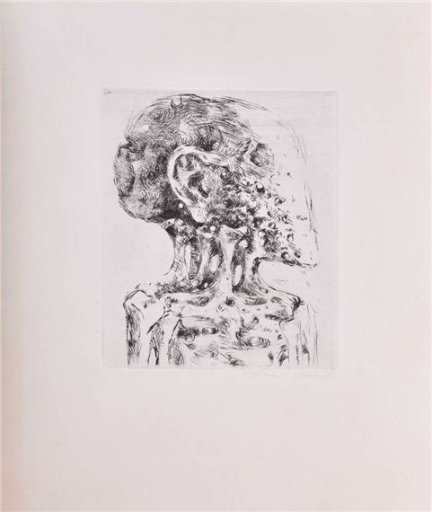 Kopf nach rechts by Emil Cimiotti