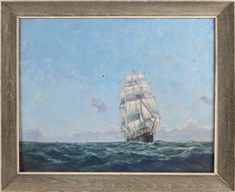 A ship at sea. - C.J. Donnelly