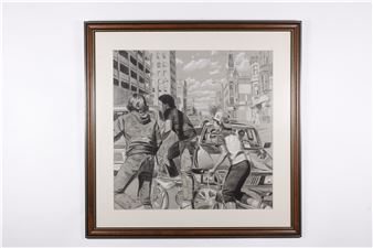 Charcoal Drawing By Brian Keeler - Brian Keeler