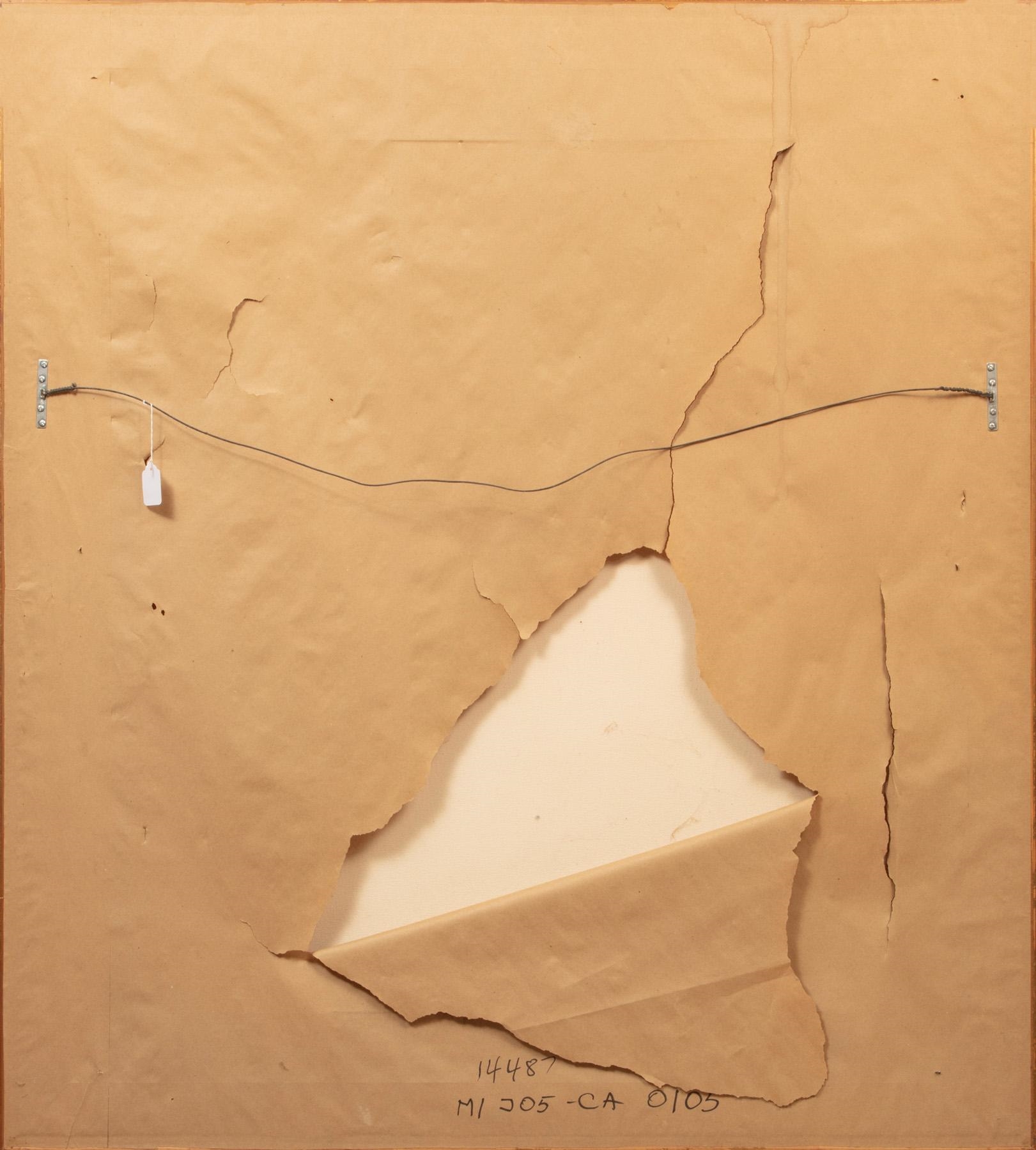 Artwork by Marc Mindeli, Landscape with Red Sky, Made of oil on unstretched canvas