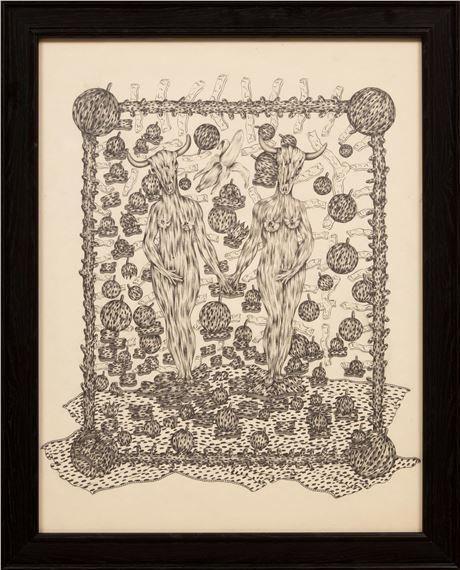 George Febres | Two Minotaurs (1976) | MutualArt