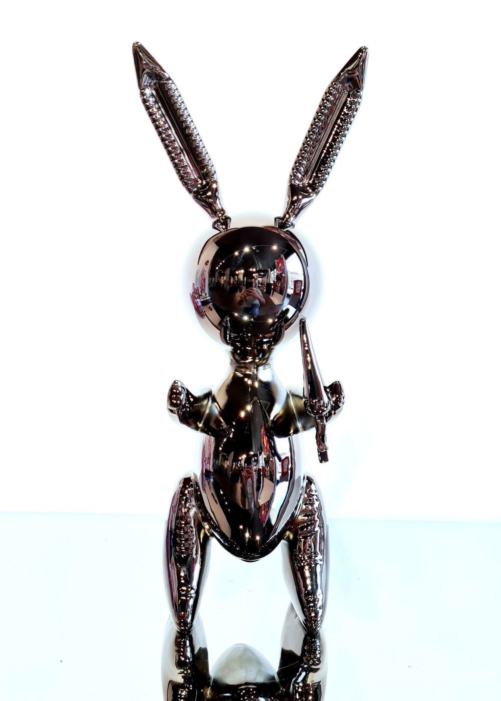 Editions Studio | Balloon Rabbit XL Black | MutualArt