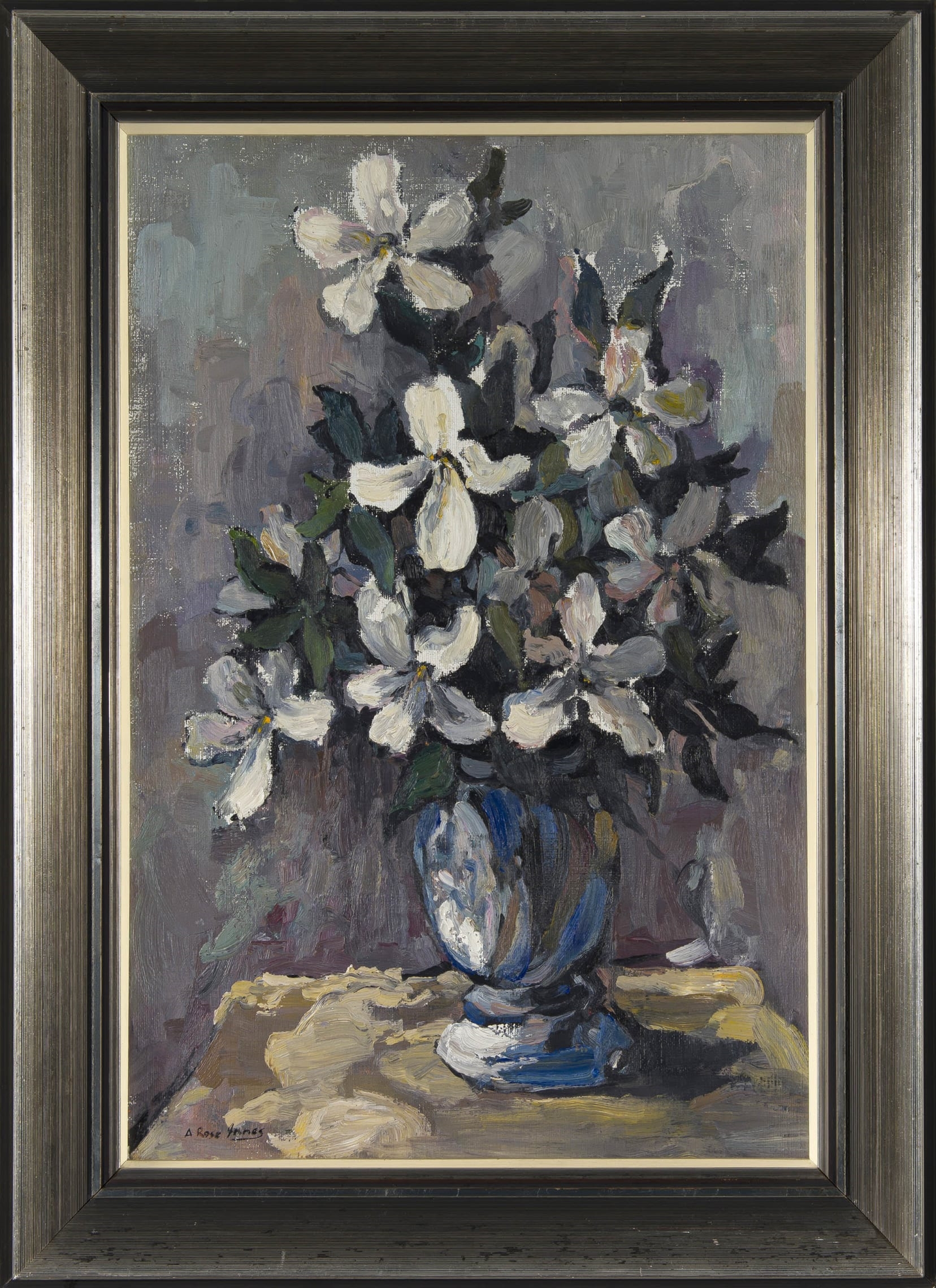 Alexander Rose-Innes | A Vase of Hibiscus | MutualArt
