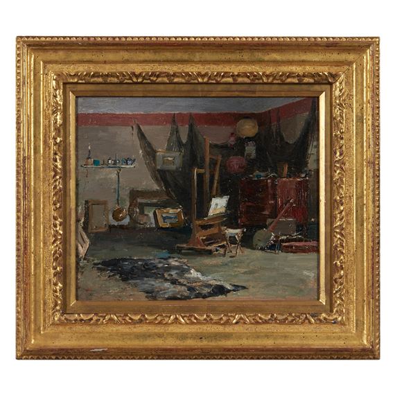 Charles Herbert Woodbury | Studio Interior | MutualArt